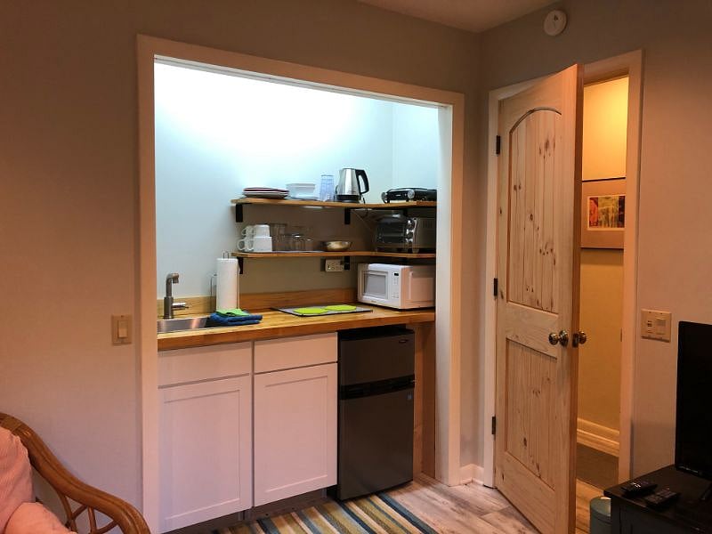 Kitchenette within TV / sitting room