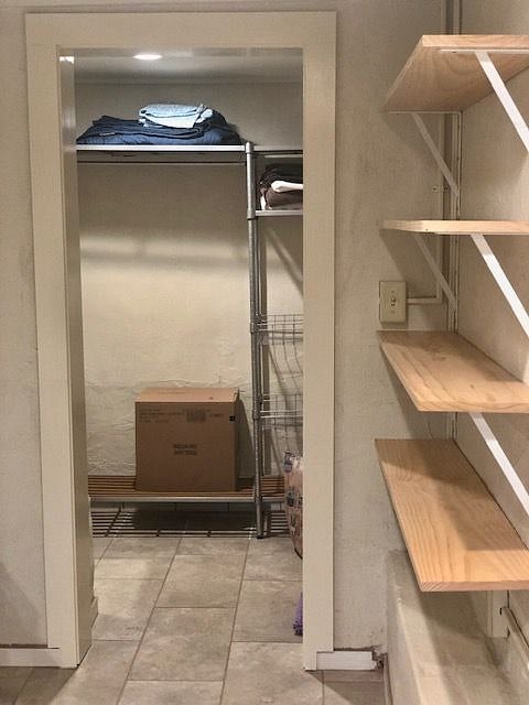 Entrance to closet