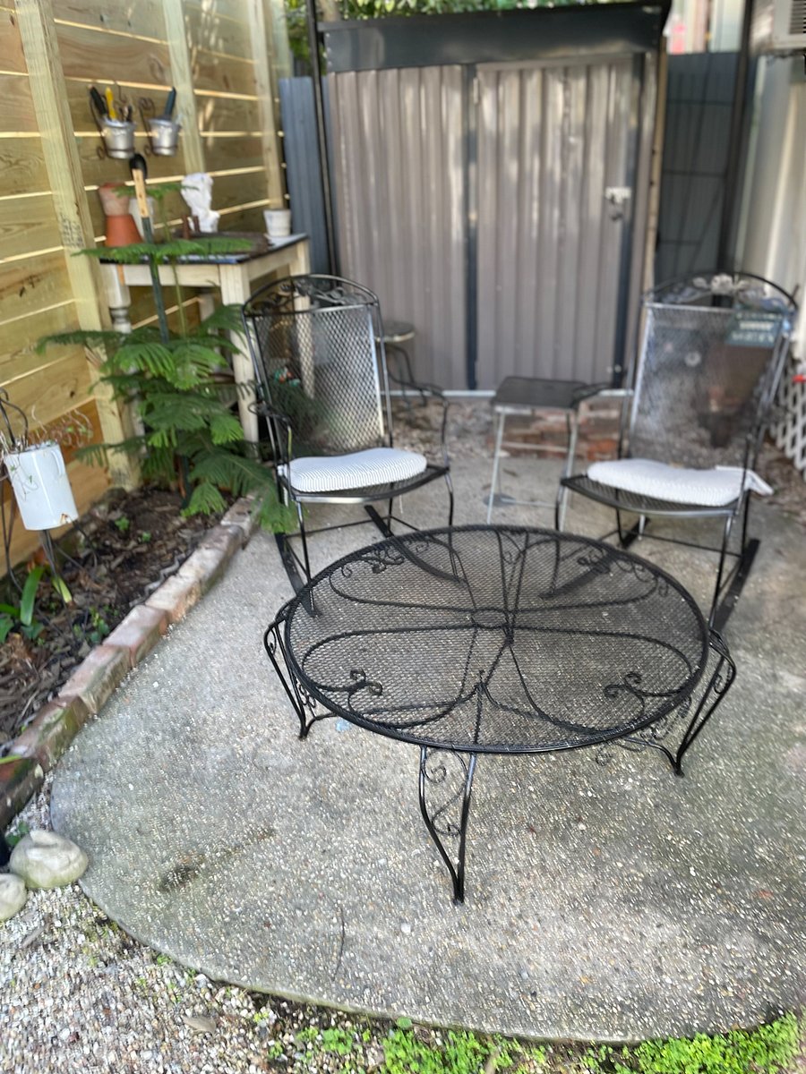 outdoor covered patio with seating