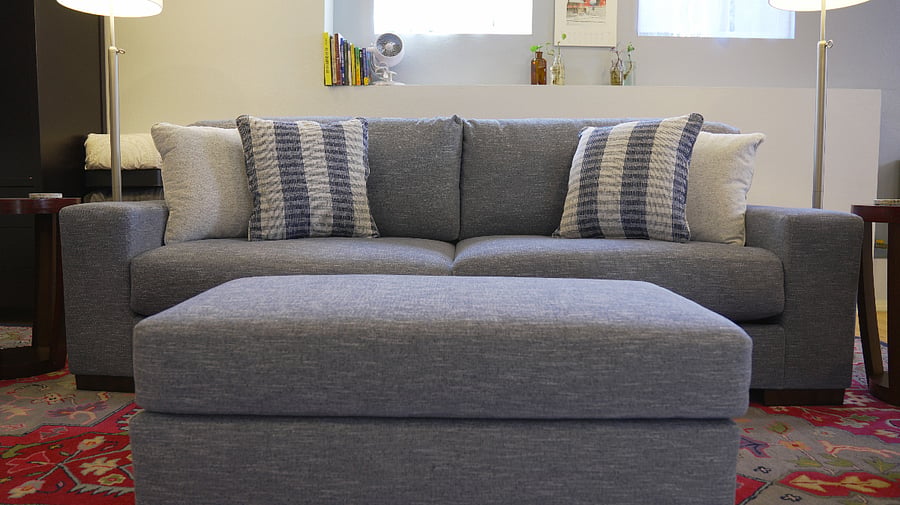 Comfortable couch.