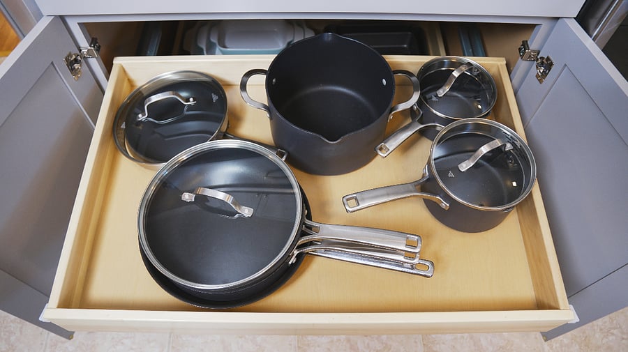 Pots and pans.