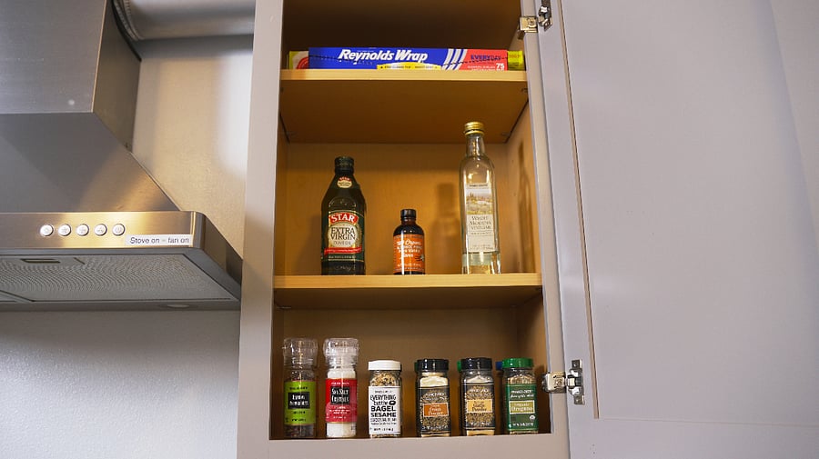 Spice cabinet.