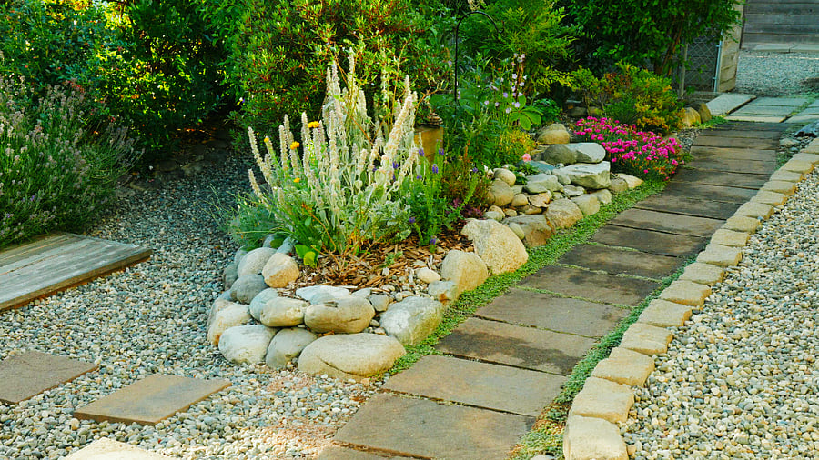 Private garden space.