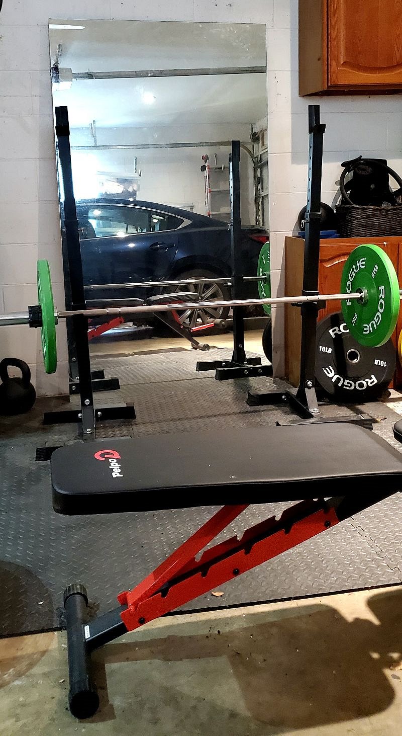 Barbell Setup in Garage