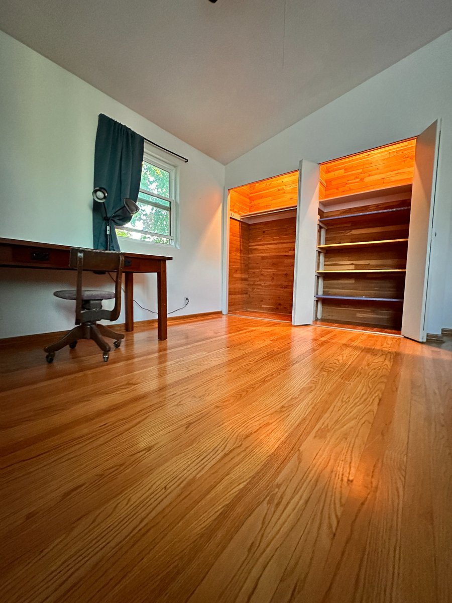 Loft office closet