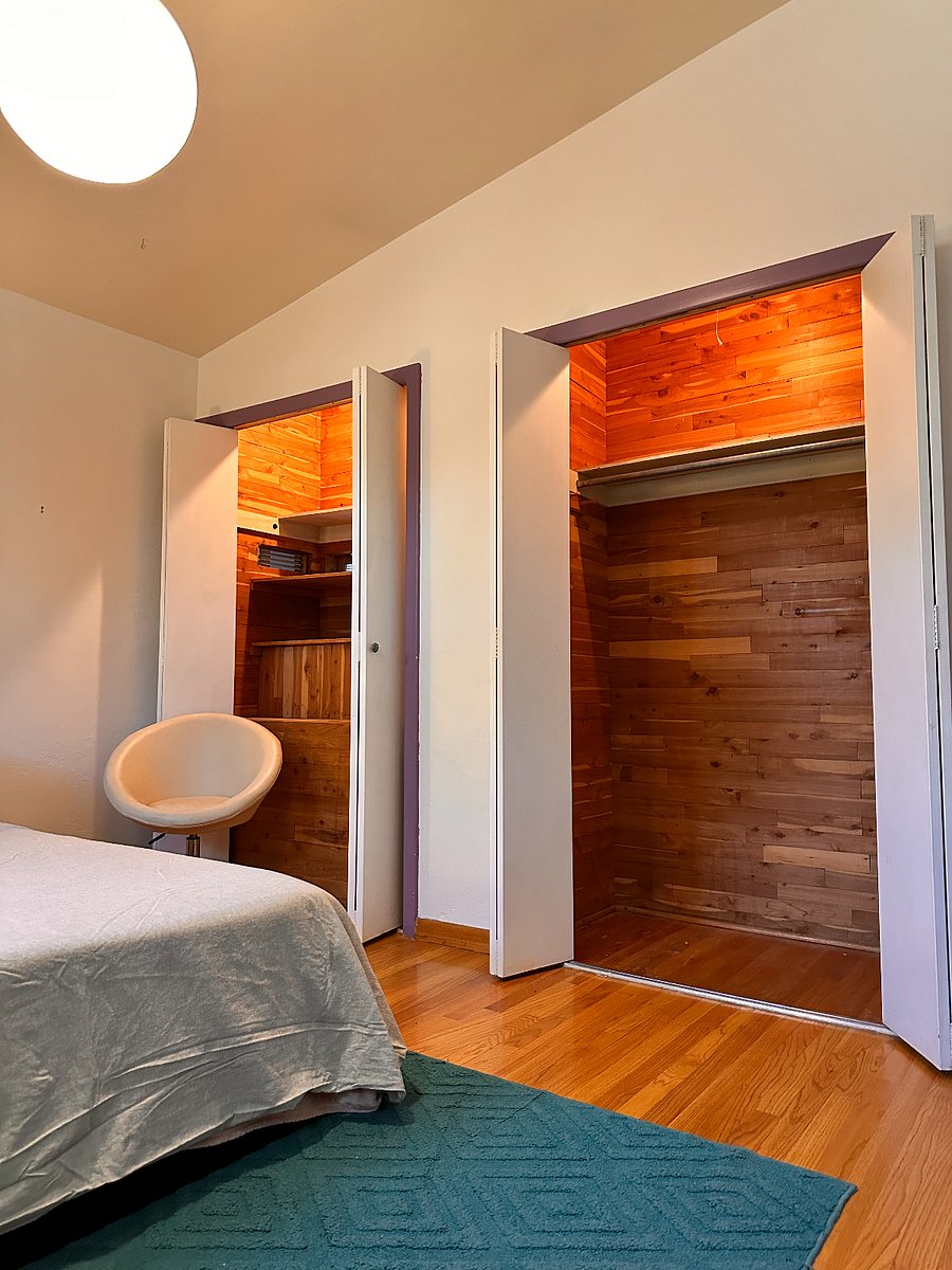 Upstairs bedroom 2 closets