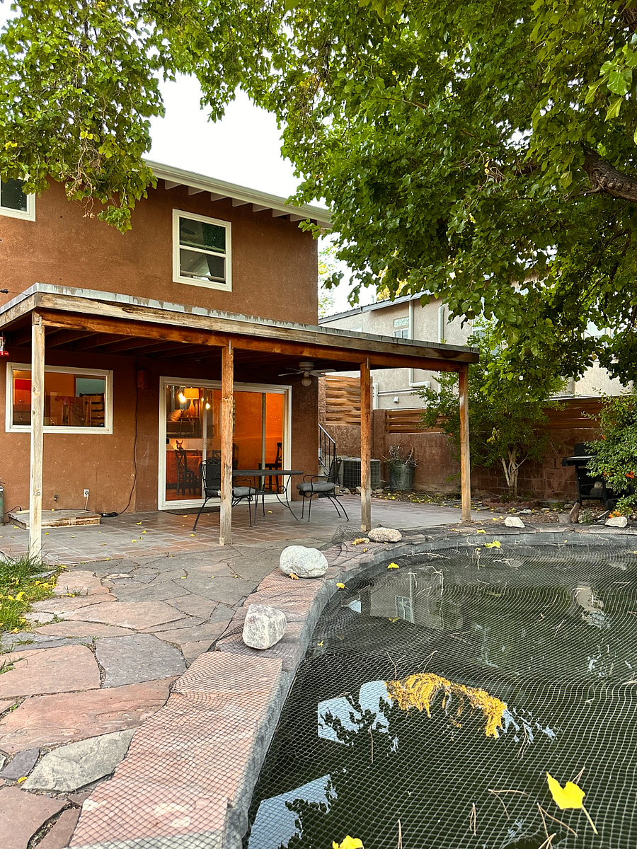 View of the back of the house