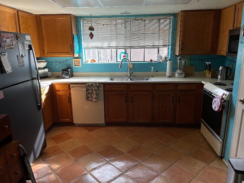 Kitchen with all amenities, coffee maker, dishwasher, microwave, dishes, cutlery, pots, blender, toaster.  Full spice collection.  
