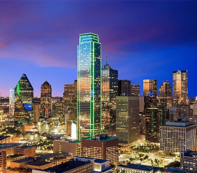 Dallas, TX. Home to many venues and sites to see. A thirty minute drive to most from the front door of the house.