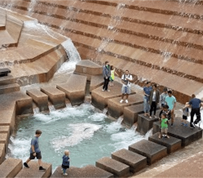 Fort Worth Water Gardens.