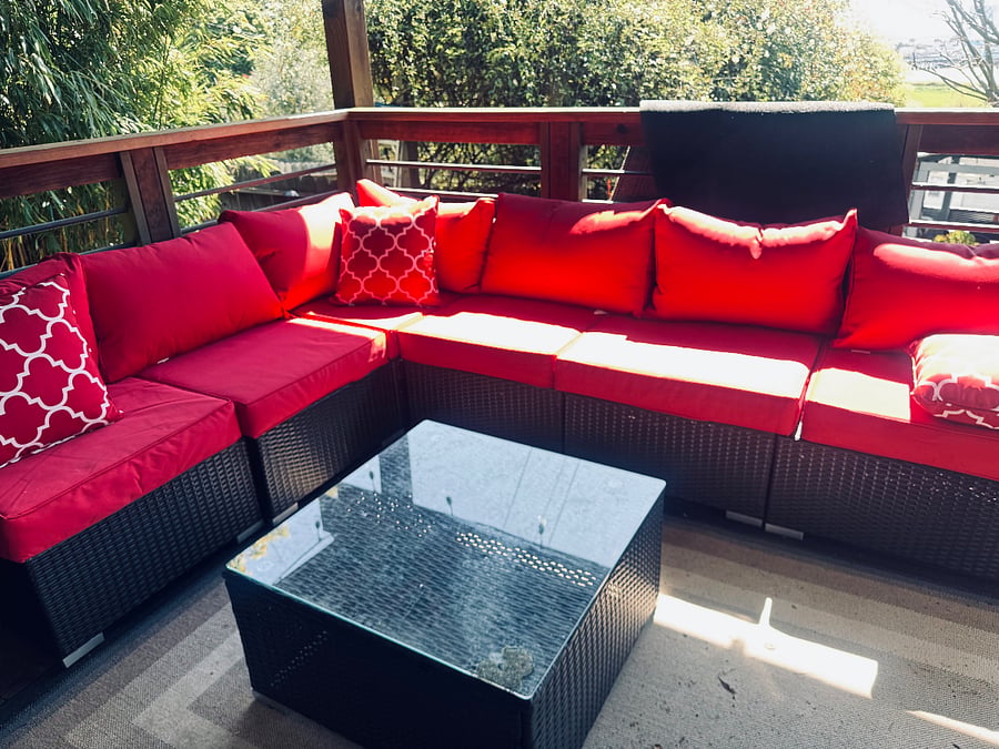 sofa on your deck