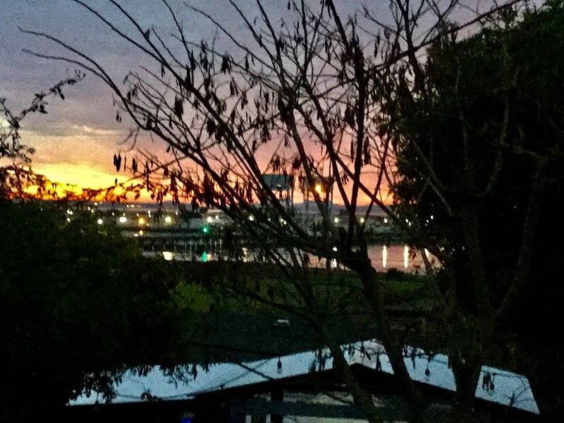 January 23rd sunset from your deck
