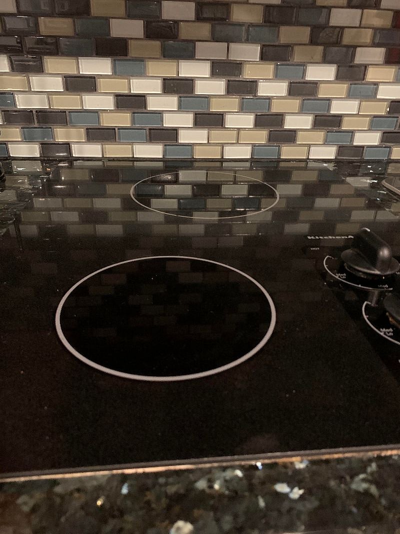 built in 2 burner kitchen Aid cooktop