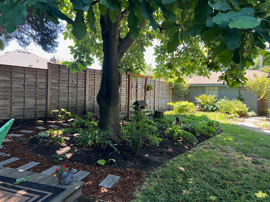 High custom designed fence for privacy