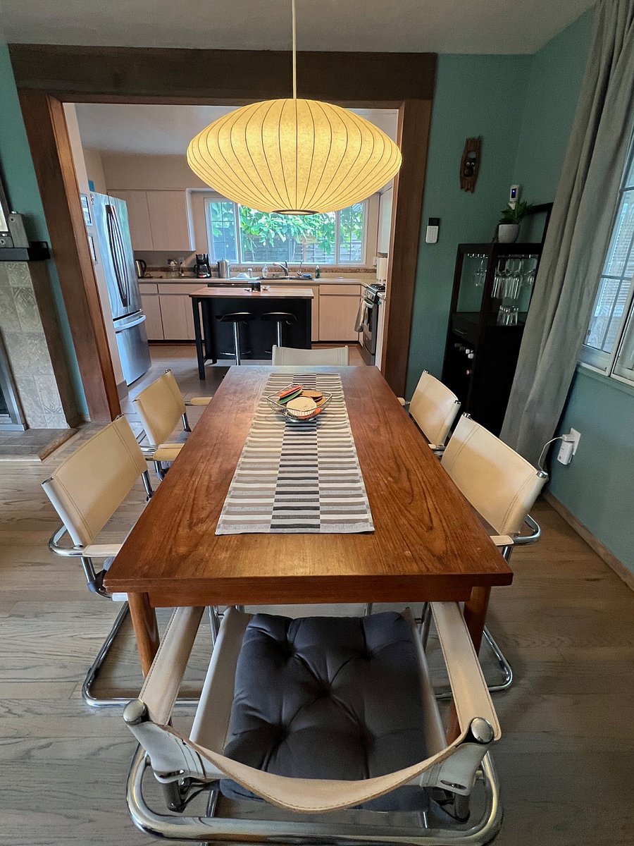 Mid century scandinavian dining table