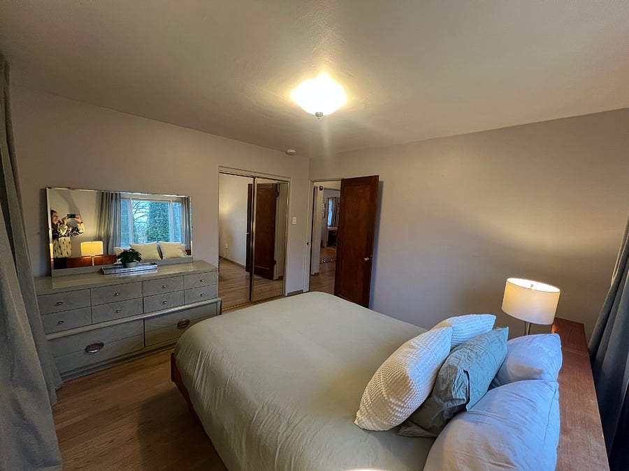 Mirror closet and six drawer dresser