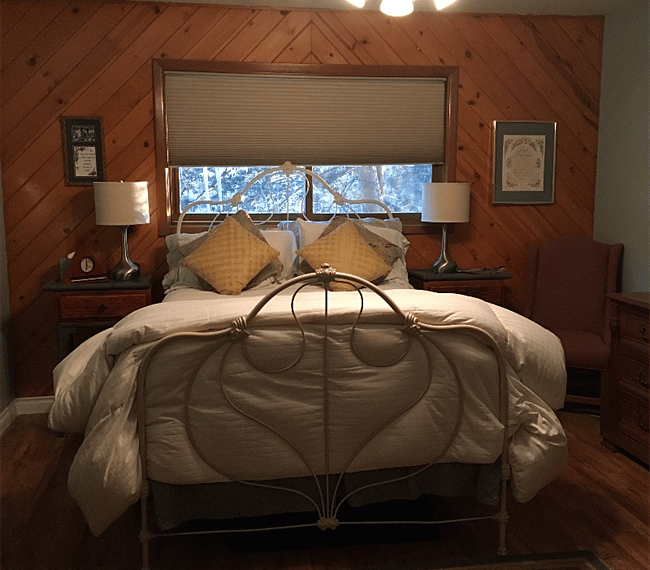 Master bedroom with ensuite shower (#1 bathroom upstairs)