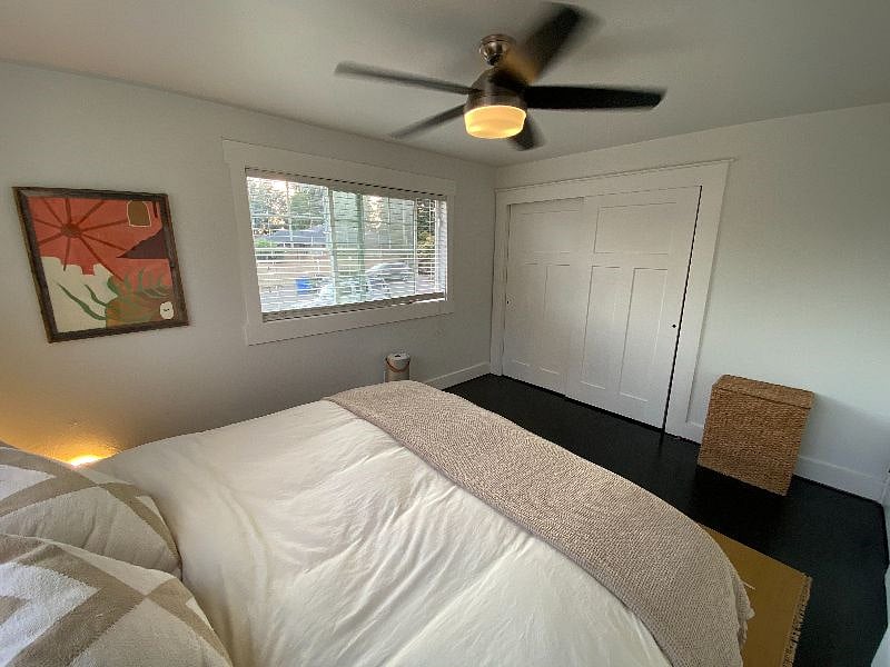Master bedroom, view of the large closet