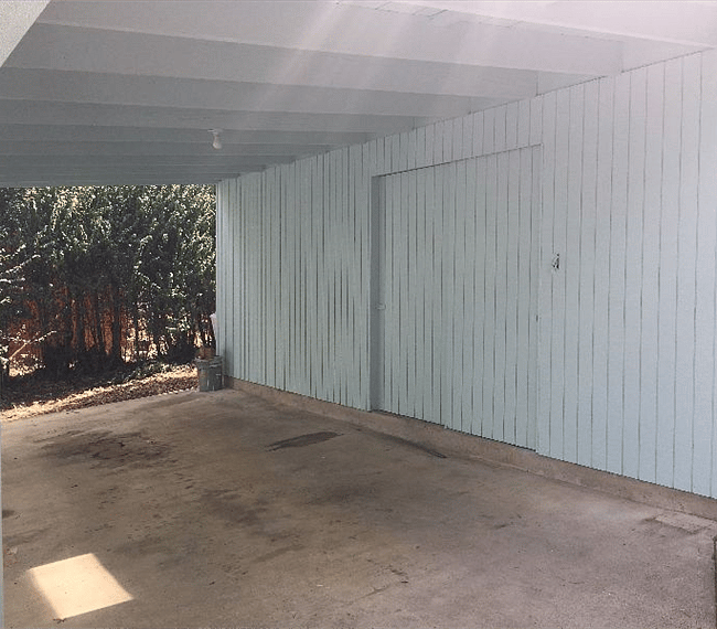 Your personal carport to park your car under cover.