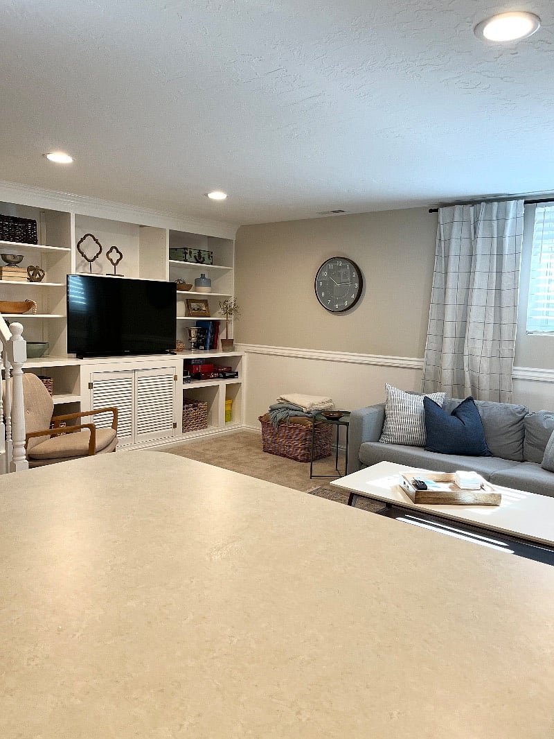 private living room with smart TV