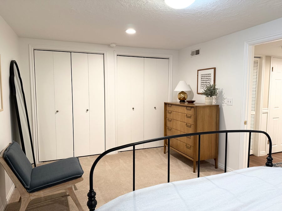 Large closet space. Plenty of hanging clothes room and storage