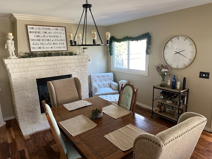 Dining Room w/Fireplace