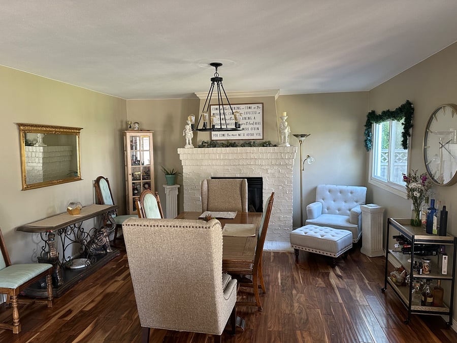Dining Room w/Fireplace