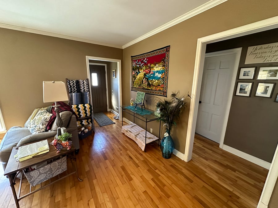 Front door into Living Room