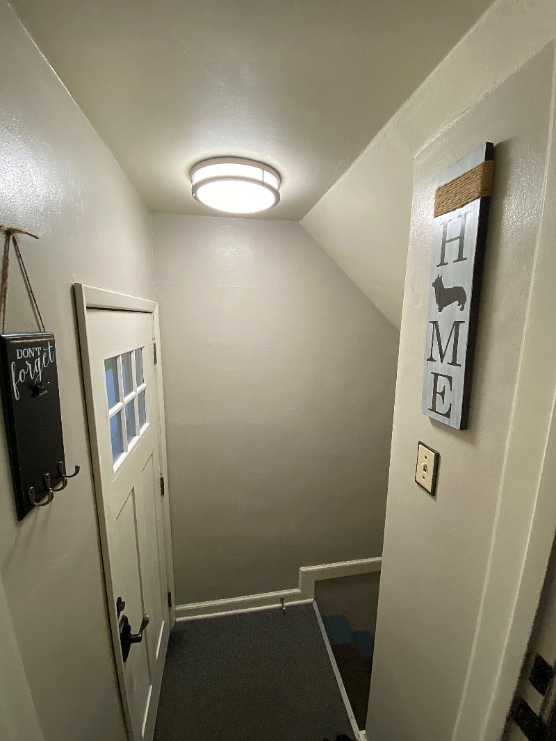 Side door of house