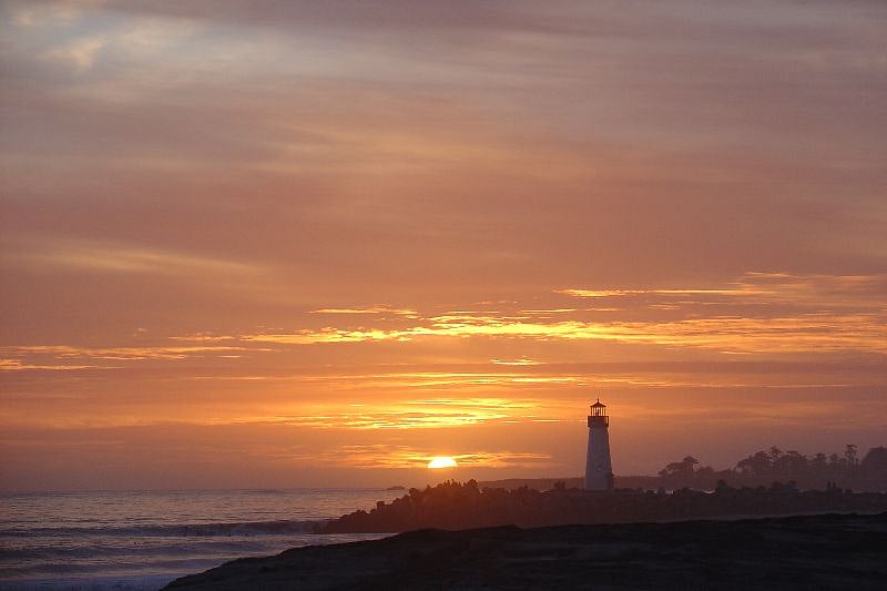View Sunset at the Harbor.  A quick 5 min. drive gets you there or a beautiful 1/2 hour walk through our Arana Gulch Nature Preserve.
