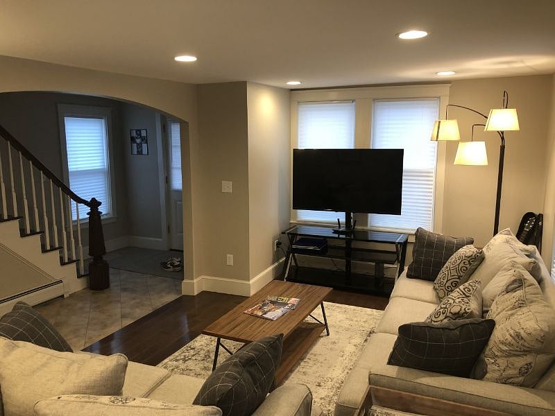 Full view of living area