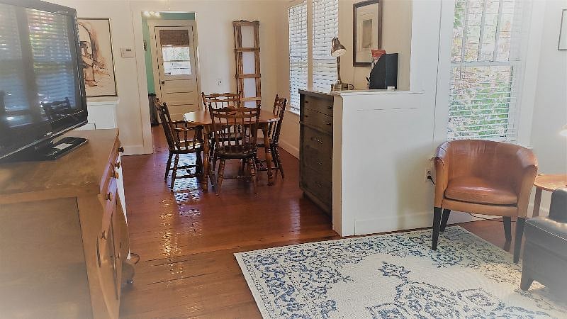 Cozy dining area.