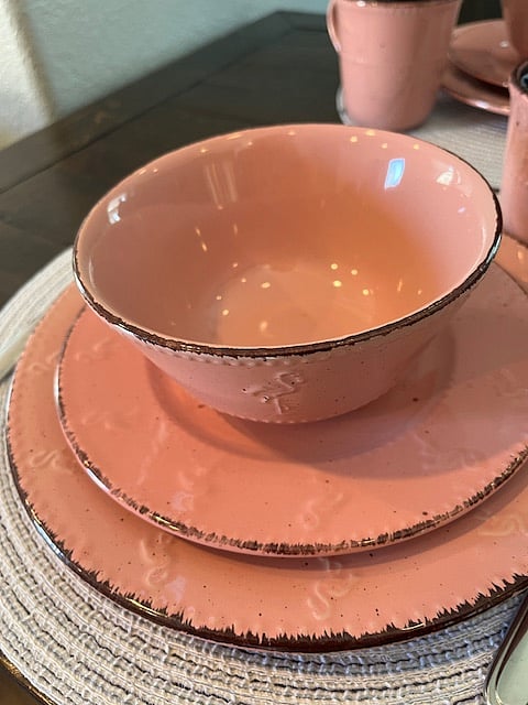Cute flamingo dishes