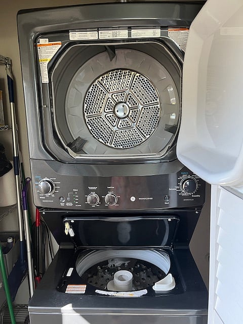 Full size washer and dryer