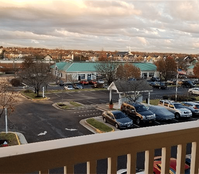 View from the balcony