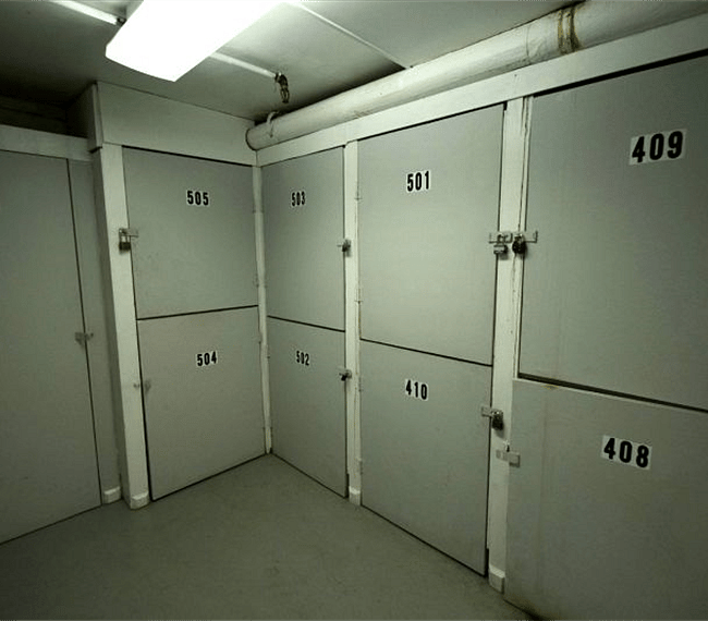 Storage Unit in basement. 