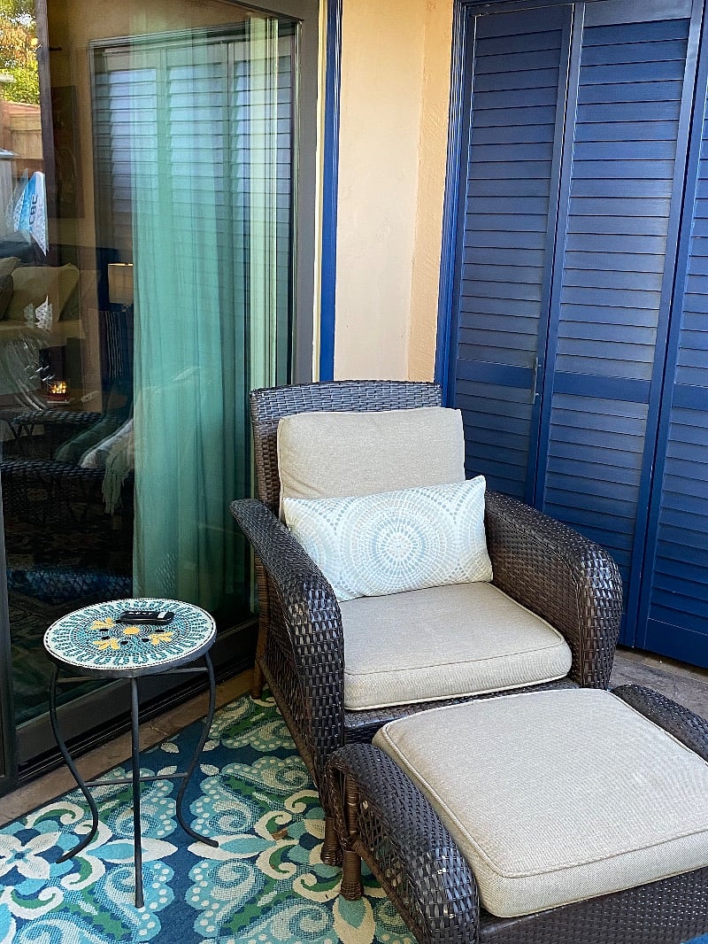 Private patio
