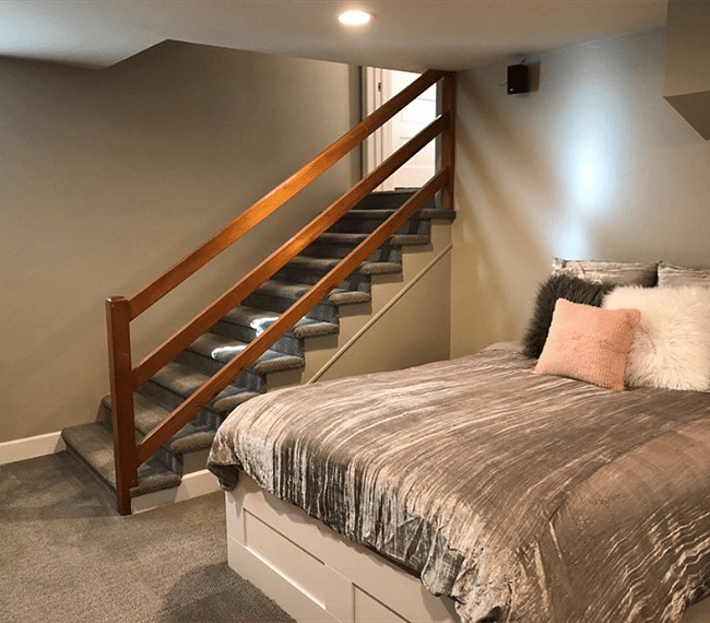 Staircase to studio