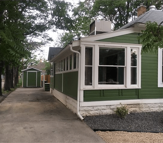Front of the House, driveway
