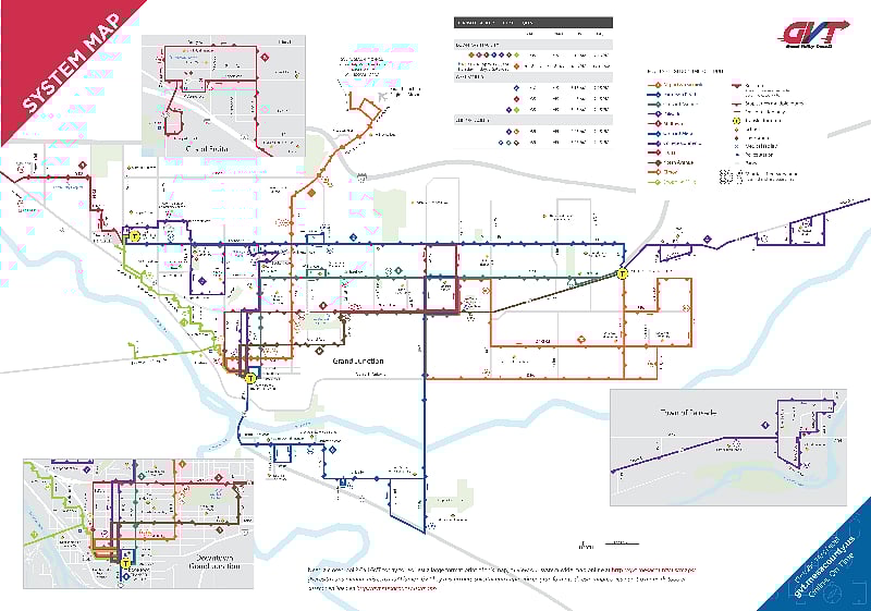 Grand Valley Transit map