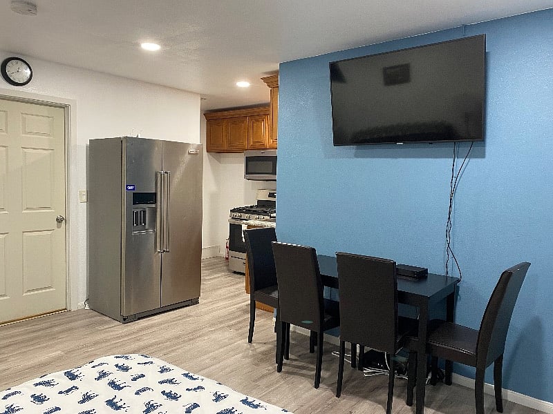 Your own kitchen, full size fridge