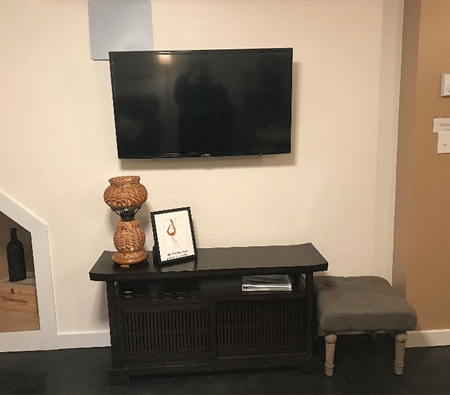 Wall-mounted Smart TV