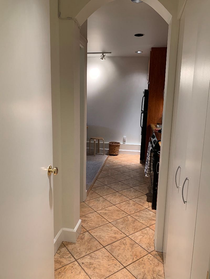 Looking into Unit from outside hallway