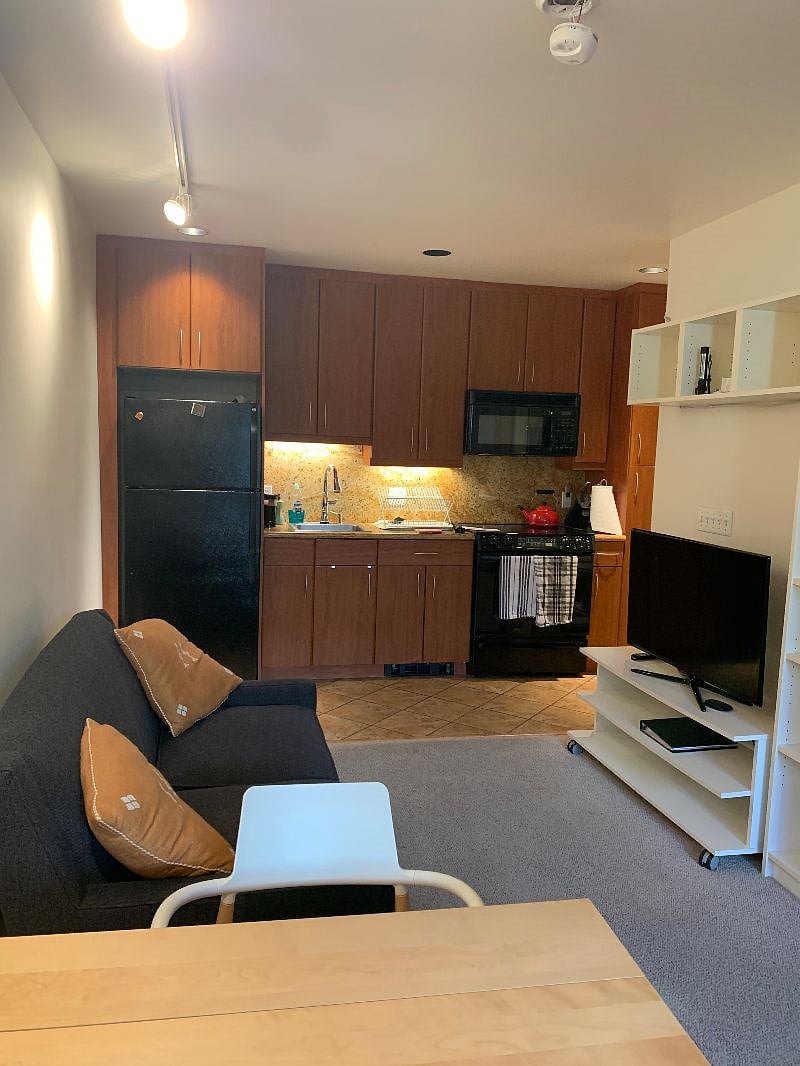 Inside Unit looking at Kitchen