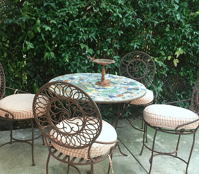 Personal outdoor patio area