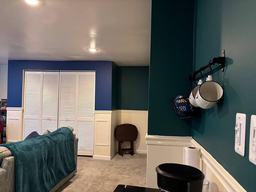 Recent color change by current tenant.