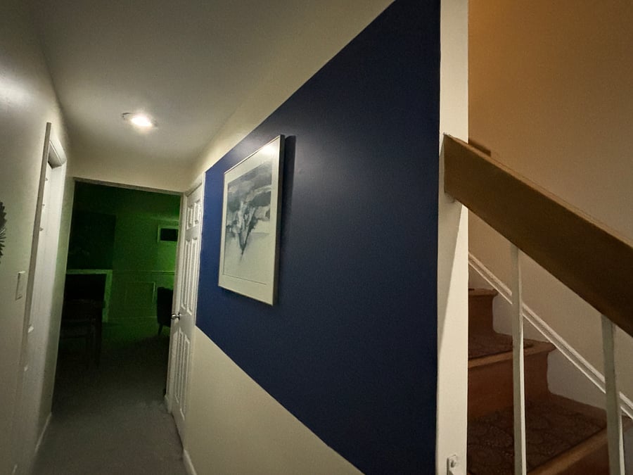 Recent color change by current tenant.