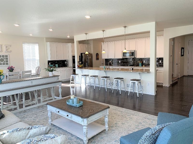 Main floor great room - all open concept space