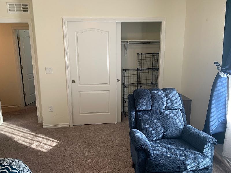Large closet with adjustable storage