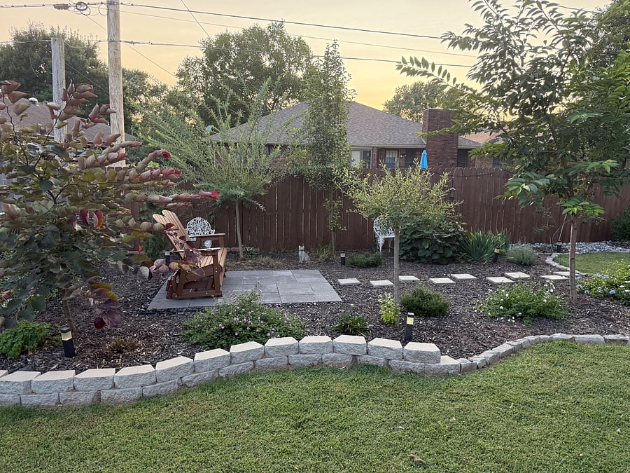 Backyard garden if you enjoy the outdoors!